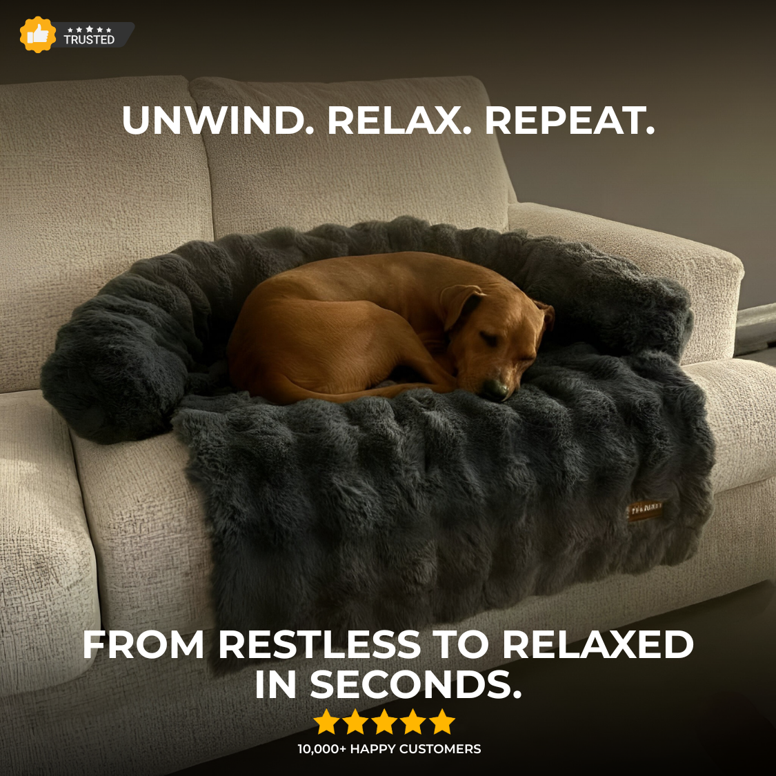 SnugPaws luxurious sofa bed