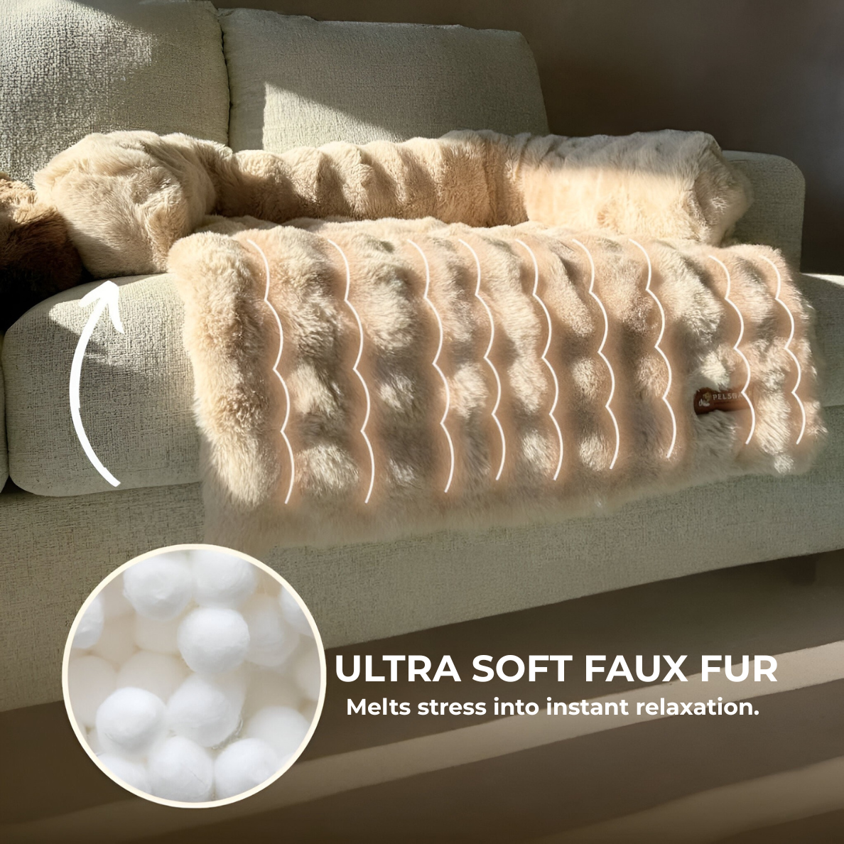 SnugPaws luxurious sofa bed